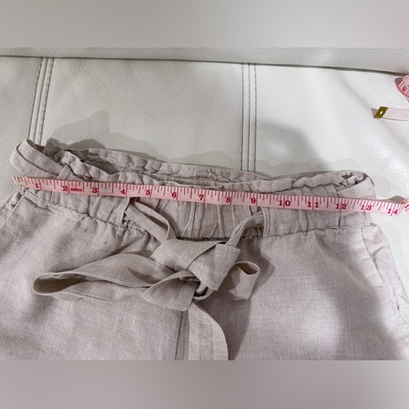 MANGO Linen Belted Shorts In XS - Picture 5 of 7